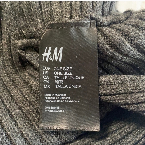 Dark Gray Infinity Scarf - Picture 2 of 6